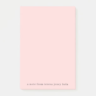 Vintage Typewriter Minimal Cream Design Post-it Notes