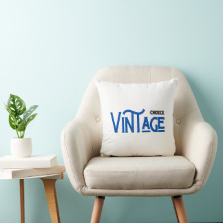 Vintage Typography Cushion