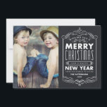 VINTAGE TYPOGRAPHY | HOLIDAY PHOTO CARD<br><div class="desc">©Fine & Dandy Paperie</div>