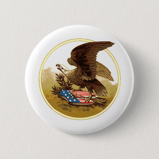 Vintage U.S. American Eagle Button (Front)