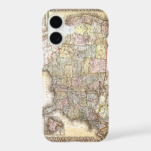 Vintage U.S. Map Print United States of America