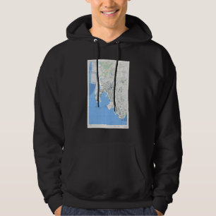 Vintage Ube Japan Map 1945 Hoodie