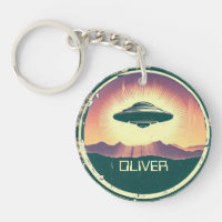 Vintage UFO Personalised