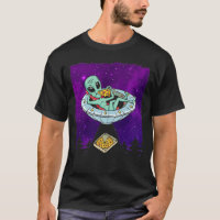 Vintage UFO Pizza eating Alien Spaceship