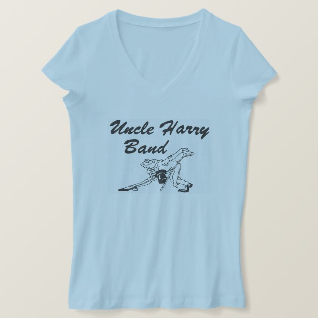 vintage UHB ladies v-neck T T-Shirt (Design Front)