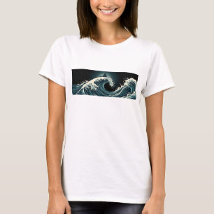 Vintage Ukiyo e Surfing Zen Meditation Shirt