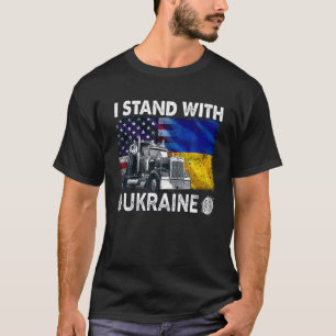 Vintage Ukraine Flag Pride Gifts Blue T-Shirt