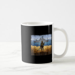 Vintage Ukraine Postage Stamp Flag Pride 1 Coffee Mug