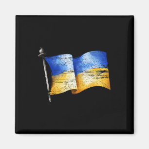 Vintage Ukraine Support Ukraine Stand With Ukraine Magnet