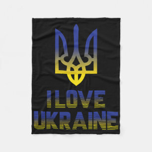 Vintage Ukraine Ukrainian Flag Pride 5  Fleece Blanket