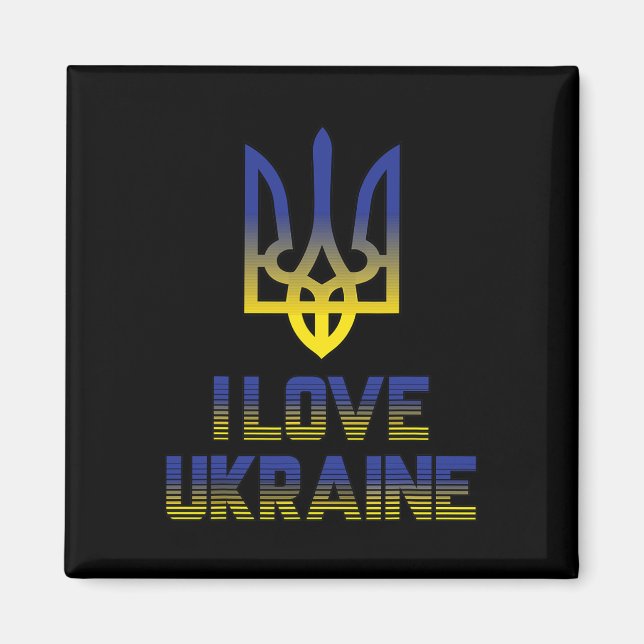 Vintage Ukraine Ukrainian Flag Pride 5  Magnet (Front)