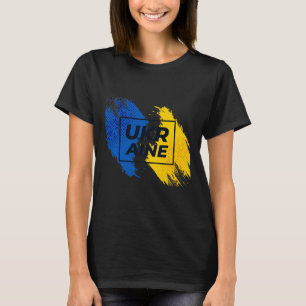 Vintage Ukraine Ukrainian Flag Pride 7  T-Shirt