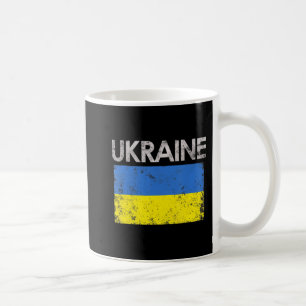 Vintage Ukraine Ukrainian Flag Pride 8 Coffee Mug