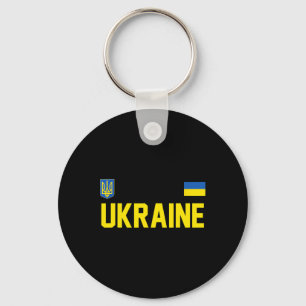 Vintage Ukraine Ukrainian Flag Pride Gifts 2 Key Ring