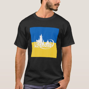 Vintage Ukraine Ukrainian Flag Pride Magic School T-Shirt