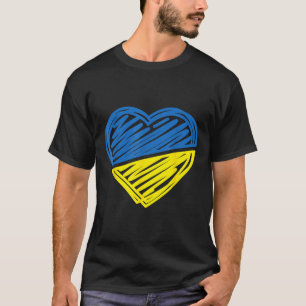 Vintage Ukraine Ukrainian Flag Pride Ukraine Flag  T-Shirt