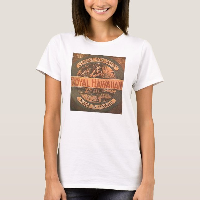 Vintage Ukulele Label Shirt (Front)