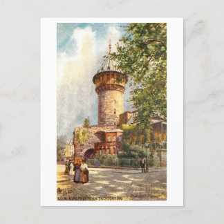 Vintage Ulrepforte in Koln, Germany Postcard