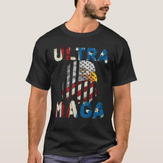 VINTAGE ULTRA MAGA EAGLE FLAG UNITED STATES OF AME T-Shirt