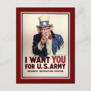 Vintage Uncle Sam Invitations