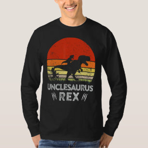 Vintage Unclesaurus Rex Dinosaur Matching Family F T-Shirt