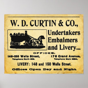 Vintage Unders - Embalmer Poster