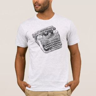 Vintage Underwood Distressed Typewriter T-Shirt