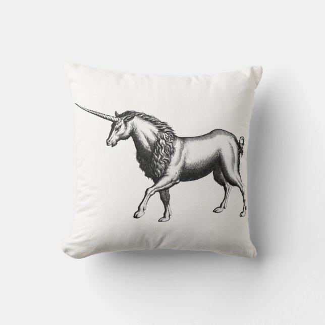 Vintage Unicorn Cushion (Front)