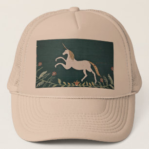 Vintage unicorn trucker hat