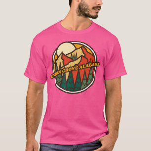 Vintage Union Grove Alabama Mountain Hiking Souven T-Shirt