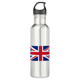 Vintage Union Jack Flag T-Shirt 710 Ml Water Bottle