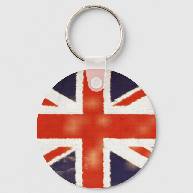 Vintage Union Jack Keychain (Front)