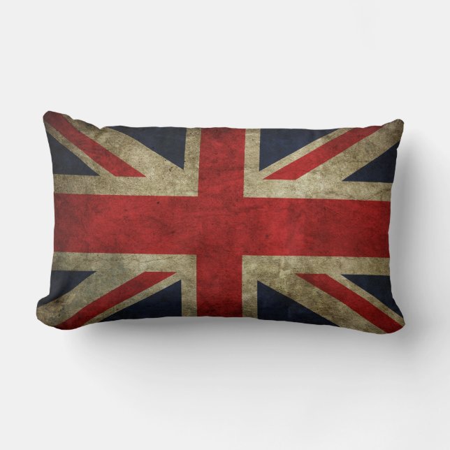 Vintage Union Jack Lumbar Cushion (Front)