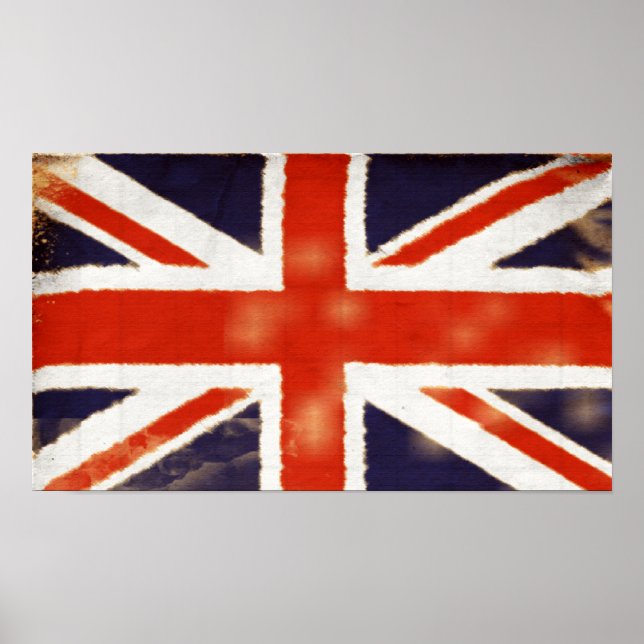 Vintage Union Jack Poster (Front)