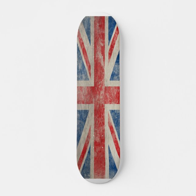 Vintage Union Jack Skateboard (Front)