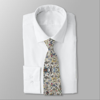 Vintage Unique Artistic Tie