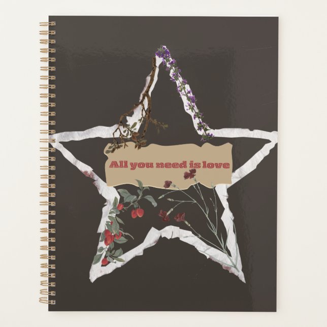 vintage unique take on a message  planner (Front)