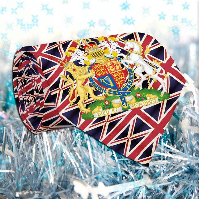 Vintage United Kingdom Ties, fashion British Flag Tie (Creator Uploaded)