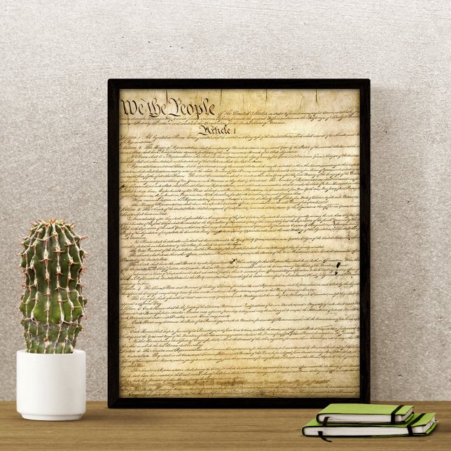 Vintage United States Constitution Print (Creator Uploaded)