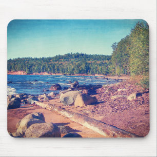 Vintage Upper Peninsula Mouse Pad