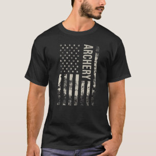 Vintage US American Flag Archery Premium T-Shirt