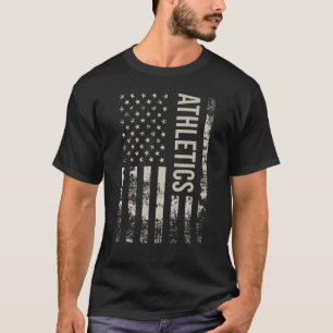 Vintage US American Flag Athletics T-Shirt