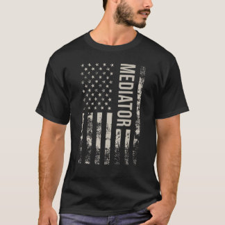 Vintage US American Flag Mediator T-Shirt