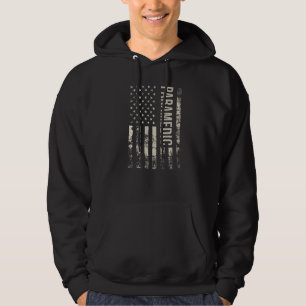 Vintage US American Flag Paramedic Premium Hoodie