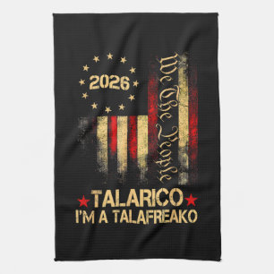 Vintage US Flag 2026 Patriotic Political Supporter Tea Towel