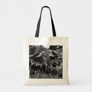 Vintage USA Alaska bull moose 1970 Tote Bag