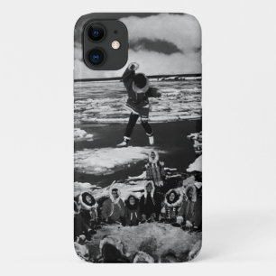 Vintage USA Alaska eskimo blanket tossing Case-Mate iPhone Case
