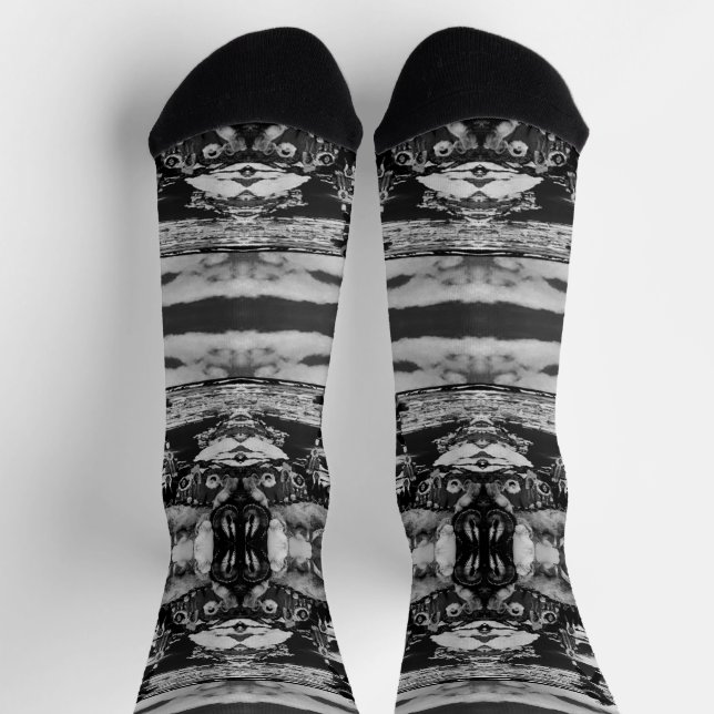 Vintage USA Alaska eskimo blanket tossing  Socks (Top)