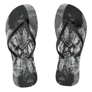 Vintage USA Alaska eskimo boy Jandals