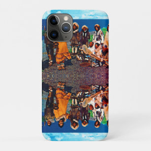Vintage USA Alaska Eskimo dancers Case-Mate iPhone Case
